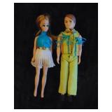 Vintage/Retro Topper Dawn & Ron Dolls