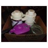 Box full of Beverage Dispensers Plus