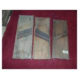 (3) Primitive Kitchen Slaw Boards
