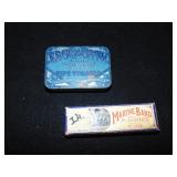 Edgeworth Tobacco Tin & Hohner Harmonica In Box