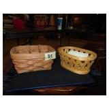 (2) Mini Longaberger Baskets