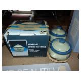 Stoneware Casserole Dish Set