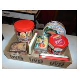 Flat Full Misc. Coc-Cola Tins