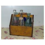 Antique Wooden Coca Cola 6Pk. Bottle Crate