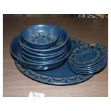 Lot of Franciscan Zanzibar Pottery Dishes