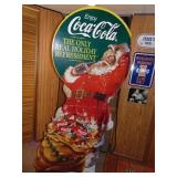 Cardboard Store Display Coca- Cola Santa