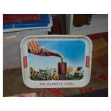 1961 Pansy Garden Coca-Cola Advertising Tray.