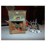 Coca Cola Cabin & Dept 56 Deer Decor