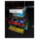 Large Lot of Jigsaw Puzzles