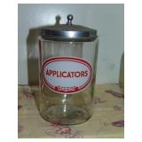 Retro A.S. Aloe Co. Apothecary Type Jar