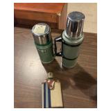(2) Stanley Thermos, Flask
