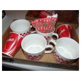 Flat of Gibson Coca- Cola Soup Mugs Plus