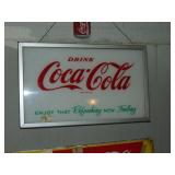 Retro Hanging Coca Cola Sign