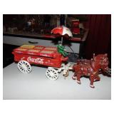 Cast Iron Coca-Cola Wagon