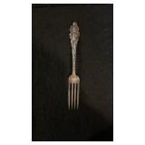 Reed & Barton Sterling Dinner Fork "Love Disarmed"