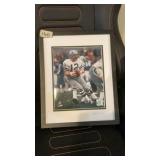 Framed & Matted "Captain America" Roger Staubach