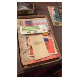 Flat Of Vintage Prarie Farmer, Misc. Farm Ephemera