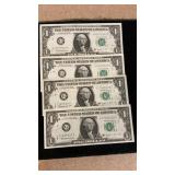 (4) Barr $1 Notes, sequential