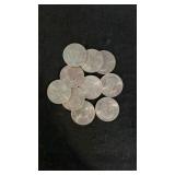 (10) Eisenhower Dollars US Currency