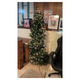 Quality 6.5 ft. Corner Pre-Lit Christmas Tree