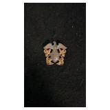 US Navy Pin Marked 10kt GF & Sterling