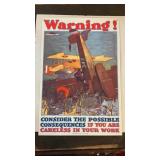 Andy Rooney Porcelain Enameled Warning Sign