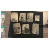 (7) 19th Century Tin Type Photos
