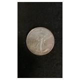 1990 Walking Liberty Silver Dollar