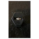 14k Gold Ring with Diamonds