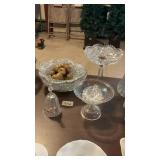 Collection Of Fancy Cut Glass, Plus