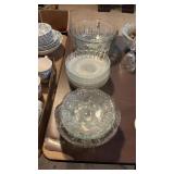 Large Lot Of Glassware Serving Dishes, Plus