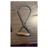 Pair Of Clinton/Brazil Ice Company Ice Tongs