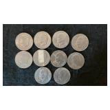 (10) Ike Dollars Misc. Dates