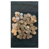 (124) Wheat Back Pennies Misc. Dates