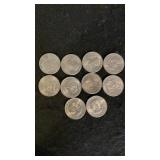 (10) 1979 Susan B. Anthony Dollars