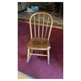 Antique Oak?  Hoop Back Rocking Chair