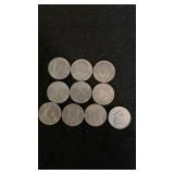 (10) Bicentennial Kennedy Halves