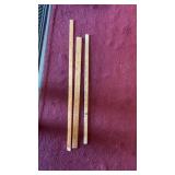 (3) Paris IL Advertising Yard Sticks