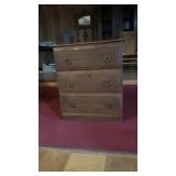 Small (3) Drawer Dresser/Side Stand