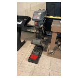 Skil Drill Press & Containers Of Drill Bits