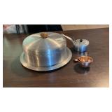 Retro Aluminum Cake Container Plus