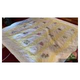 Hand Embroidery Block Quilt