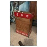 Folk Art Trash Container Made Of Soda Crates