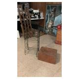Metal Plant Stand & Box Type Step Stool