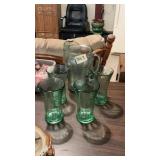 Glass Coca-Cola Pitcher, Tumblers, Plus