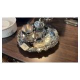 Fancy Silverplate Serving Pieces