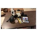 Large Lot Of Retro Camera Lenses & Accessories
