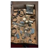 Flat Full Of Mens Costume Jewelry & Watches