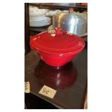 Fiesta Scarlet Red Casserole Dish W/Lid