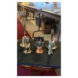 (6) Small Brass & Copper Bells